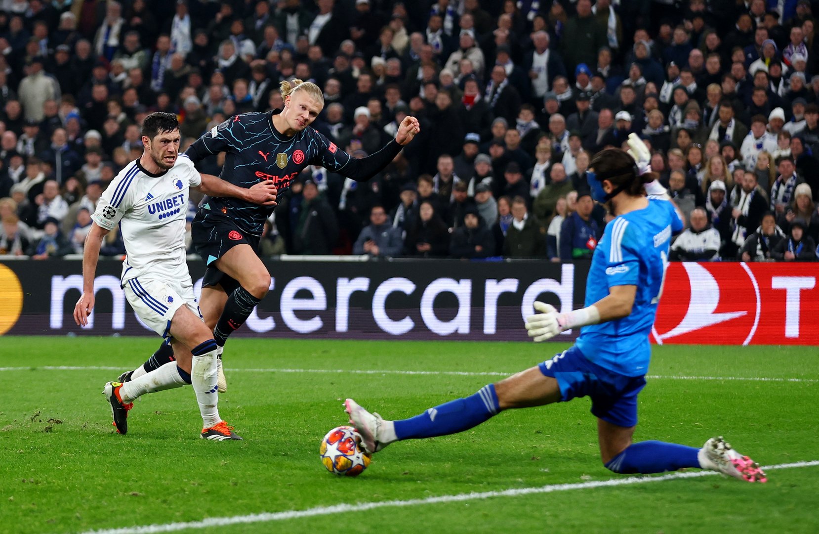 image Away wins for Man City and Real Madrid in Champions League lat 16 against Copenhagen and Leipzig
