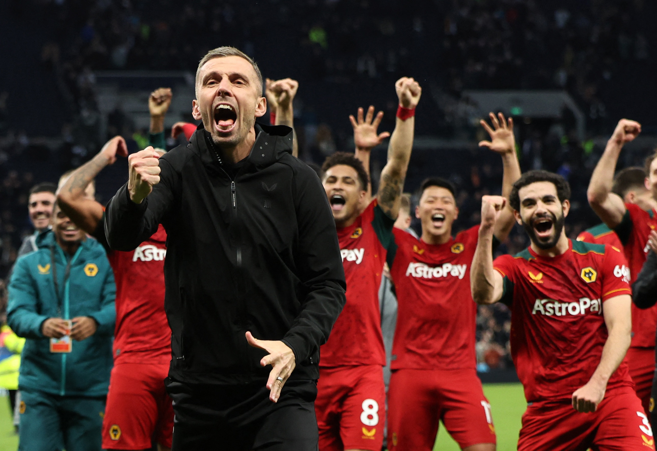 image Gomes double fires Wolves to win at Tottenham