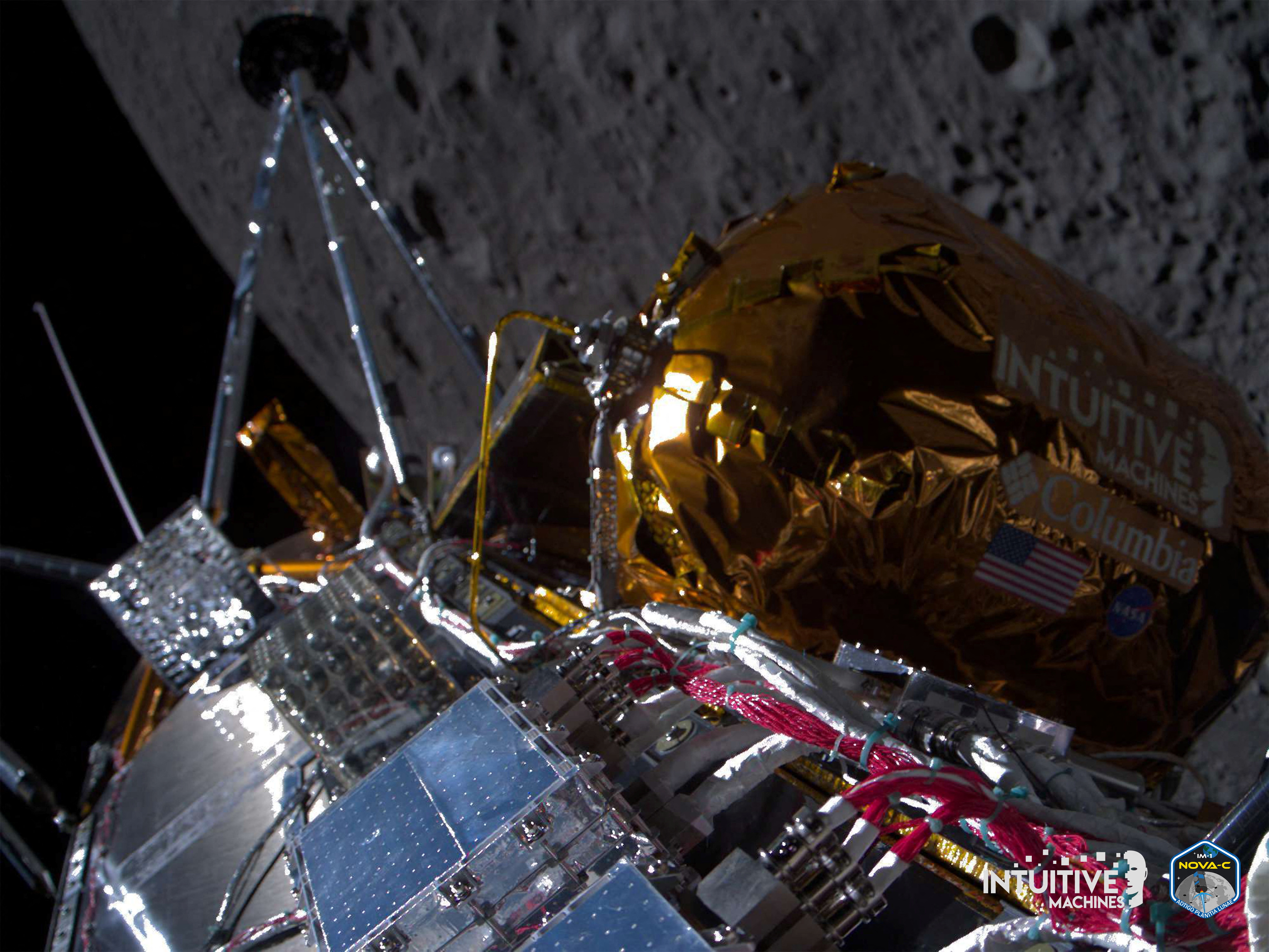 image US achieves first moon landing in half century with private spacecraft