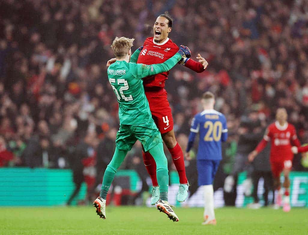 image Liverpool win League Cup after Van Dijk extra-time winner