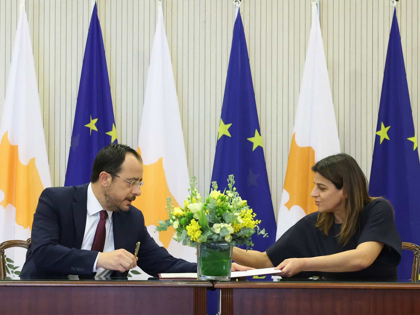 image Christodoulides promotes gender equality amidst criticism