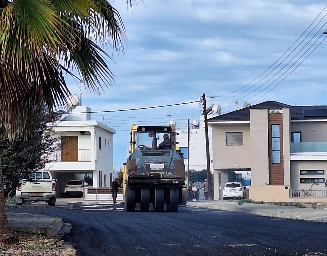 image New roads in Dherynia near completion