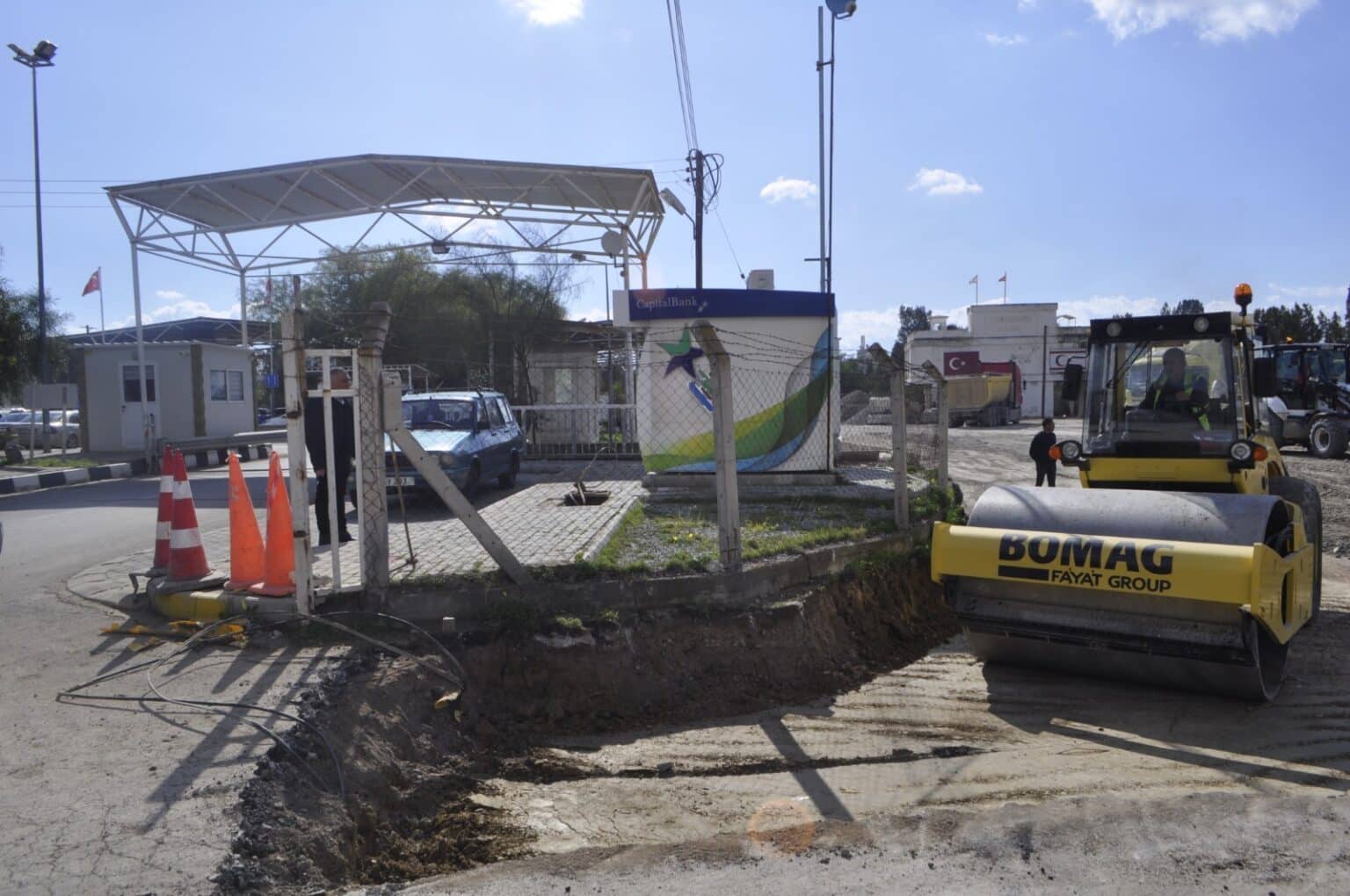 image Turkish Cypriots begin upgrade works at Ayios Dhometios