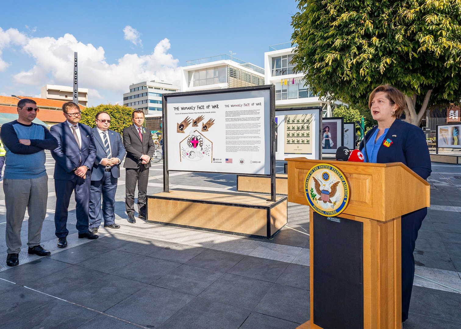 image Exhibition on women&#8217;s war experiences in Ukraine opens in Limassol