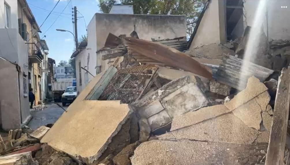 image Building collapses in Nicosia’s old town