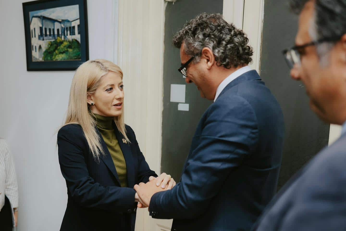 image Demetriou meets Turkish Cypriot parties and Akinci