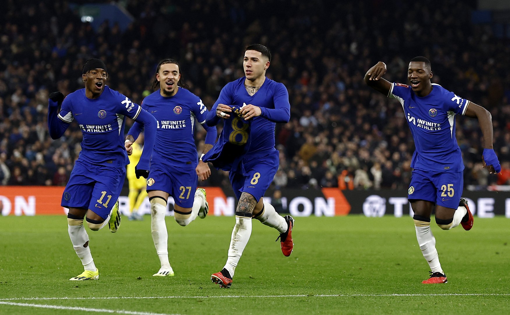 image Chelsea ease pressure on Pochettino with classy Cup win at Villa