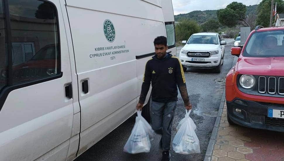 image Lapithos camp hosting flood evacuees
