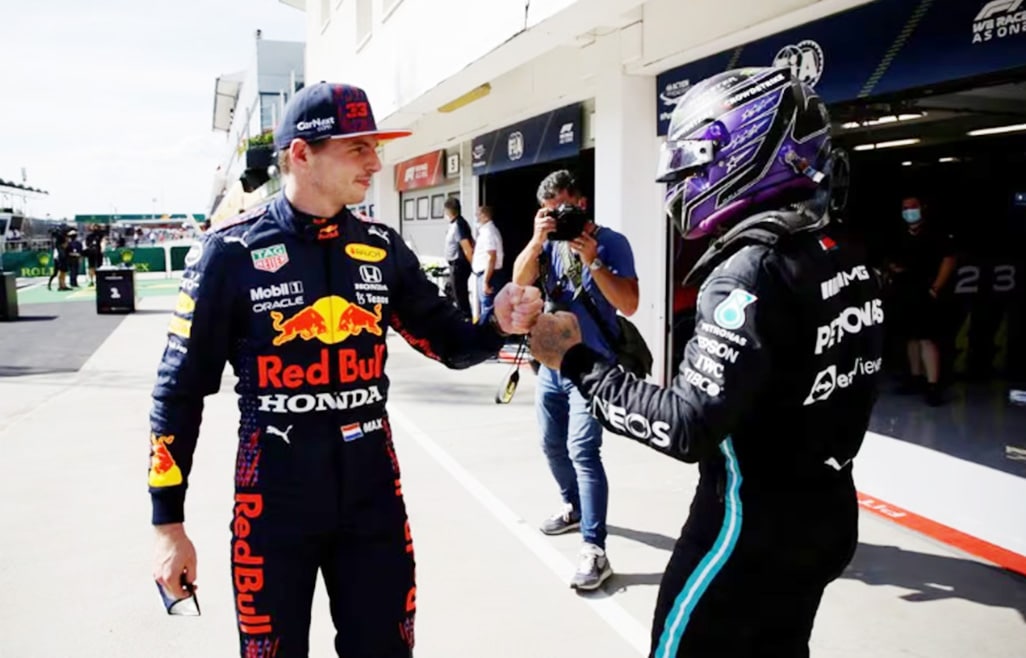 image Hamilton faces awkward year at Mercedes, says Verstappen