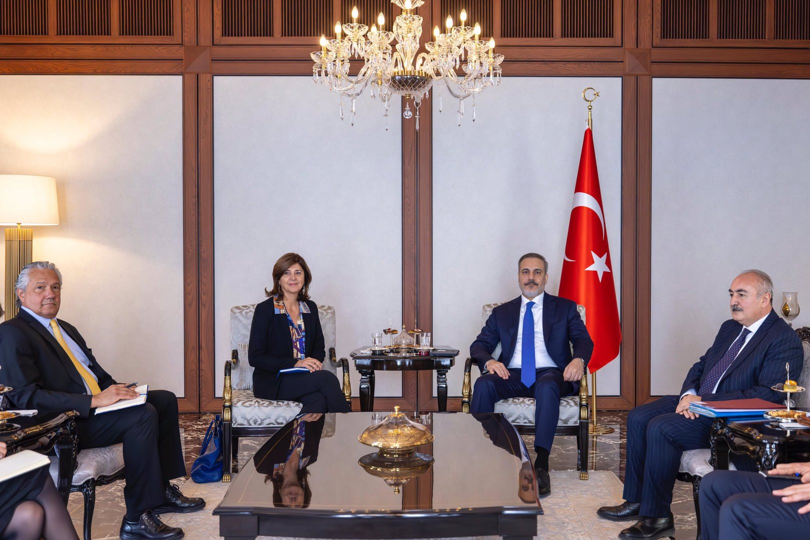 image UN envoy meets Turkish foreign minister