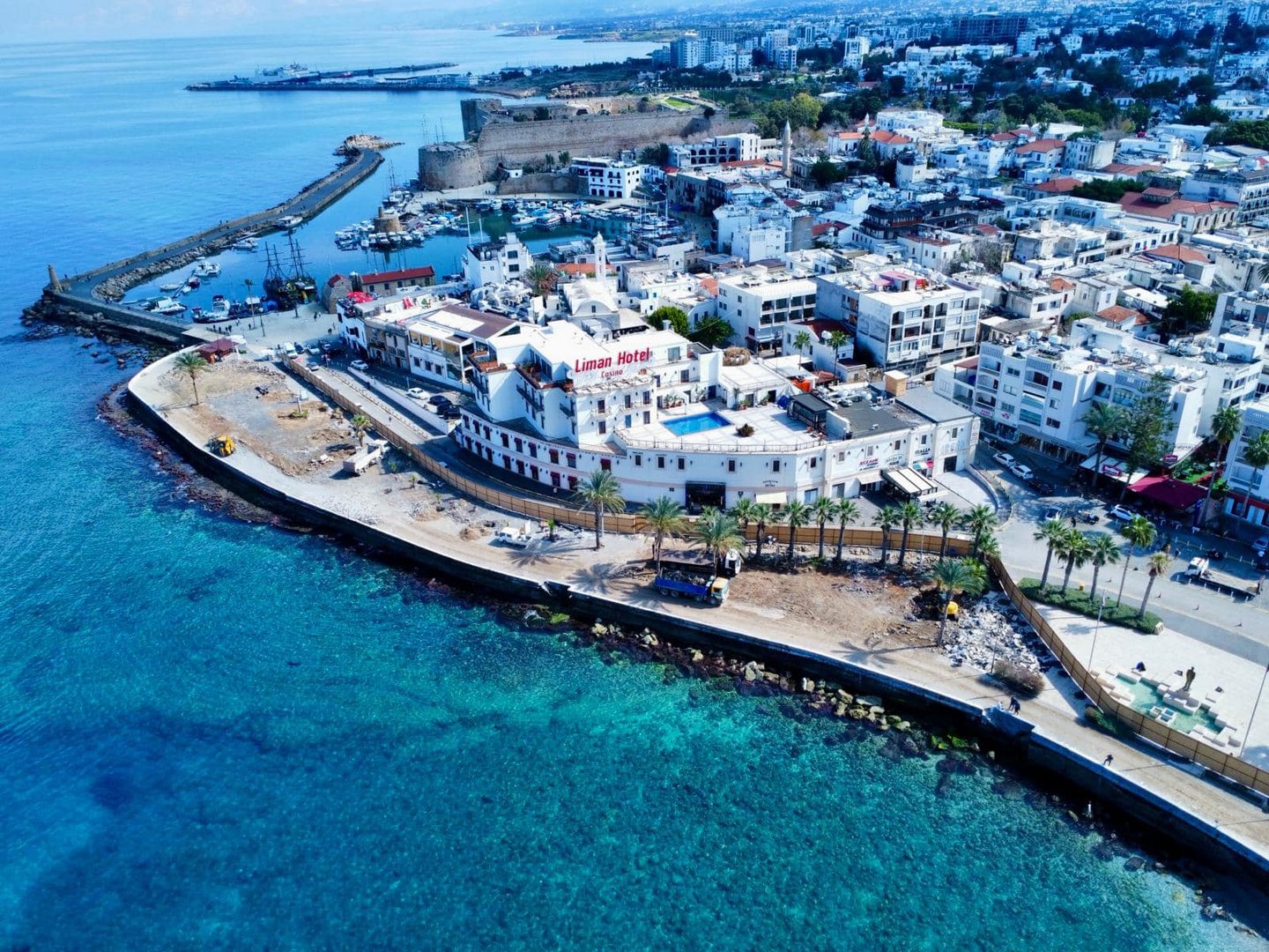 image Renovations begin at Kyrenia promenade