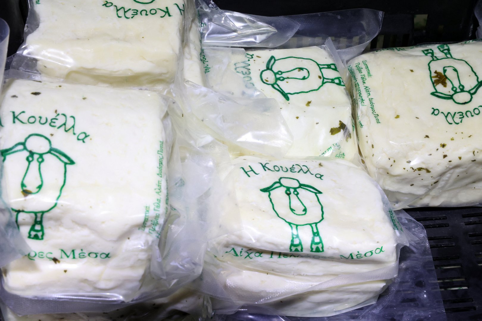 halloumi is seen inside pantelis panteli's van in nicosia,
