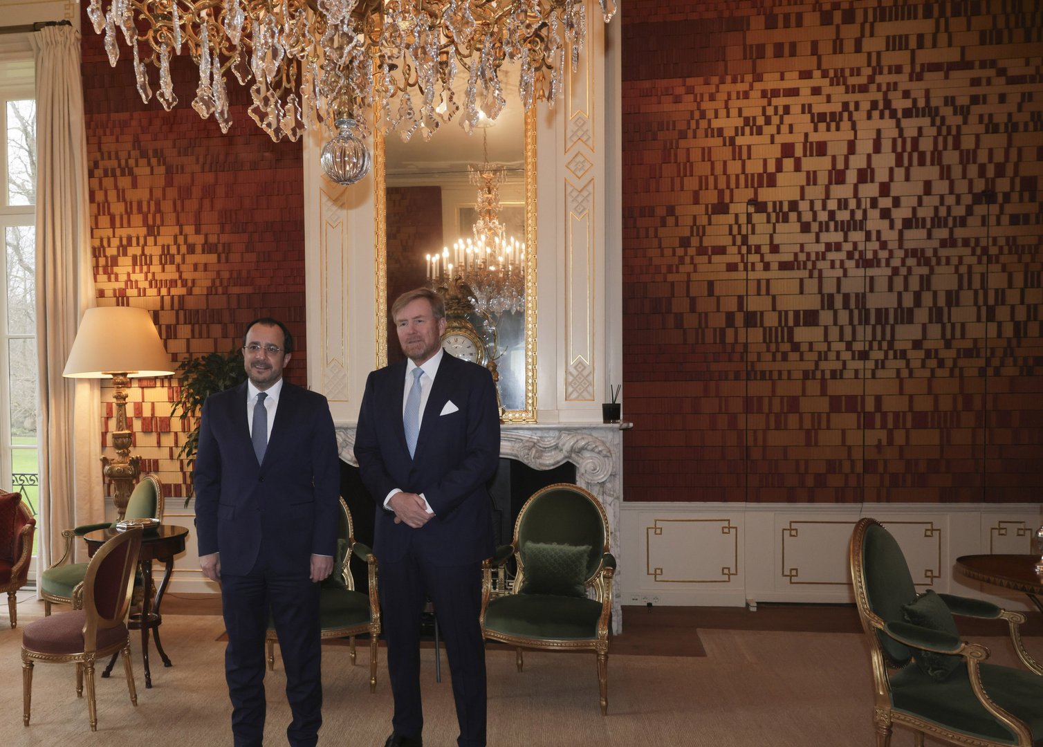 image Christodoulides meets Dutch King