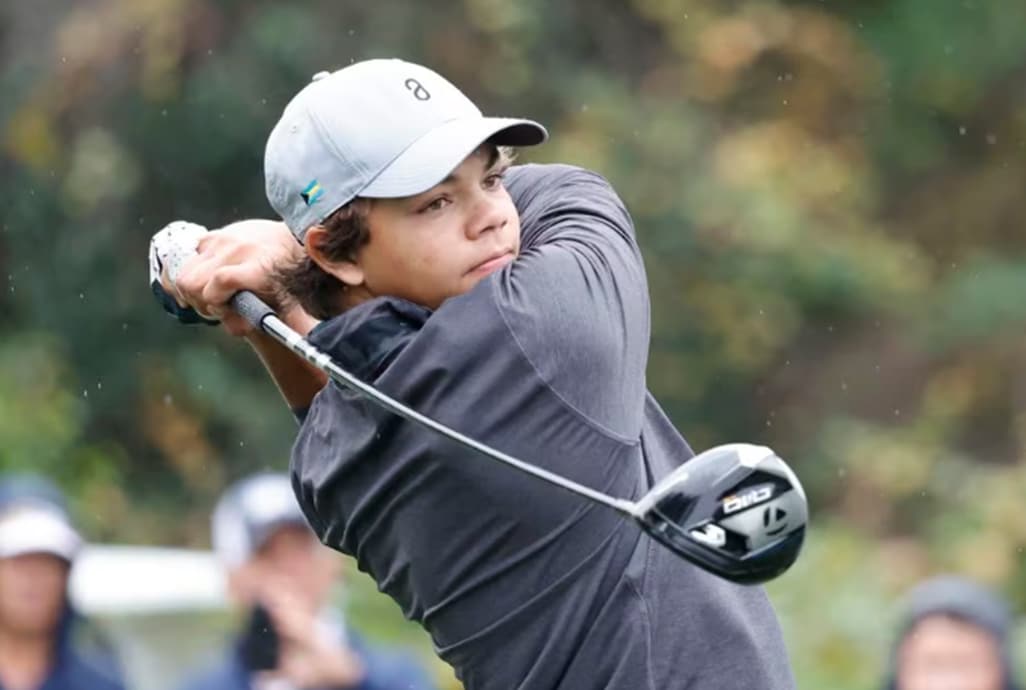 image Woods&#8217; son, 15, fails to reach first PGA Tour event