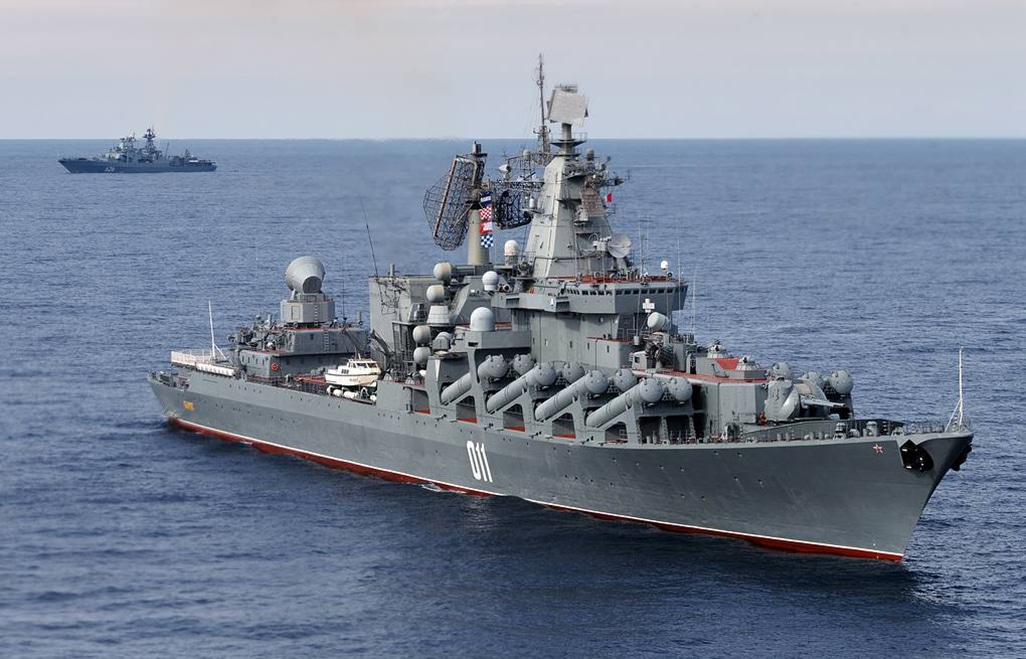 image Russian warships enter the Red Sea, navy says