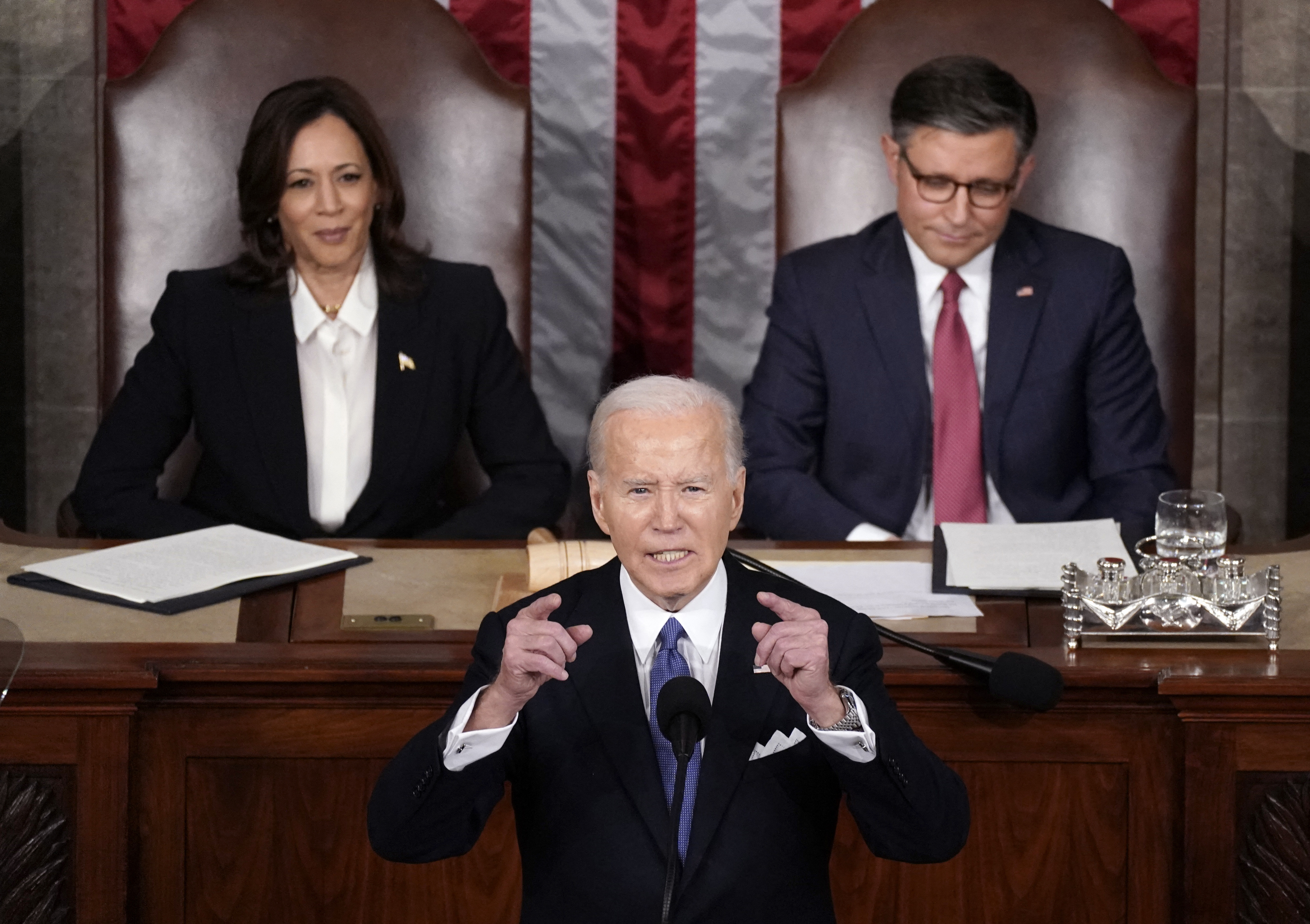 image State of the Union: Biden takes on Trump and Republicans in feisty speech