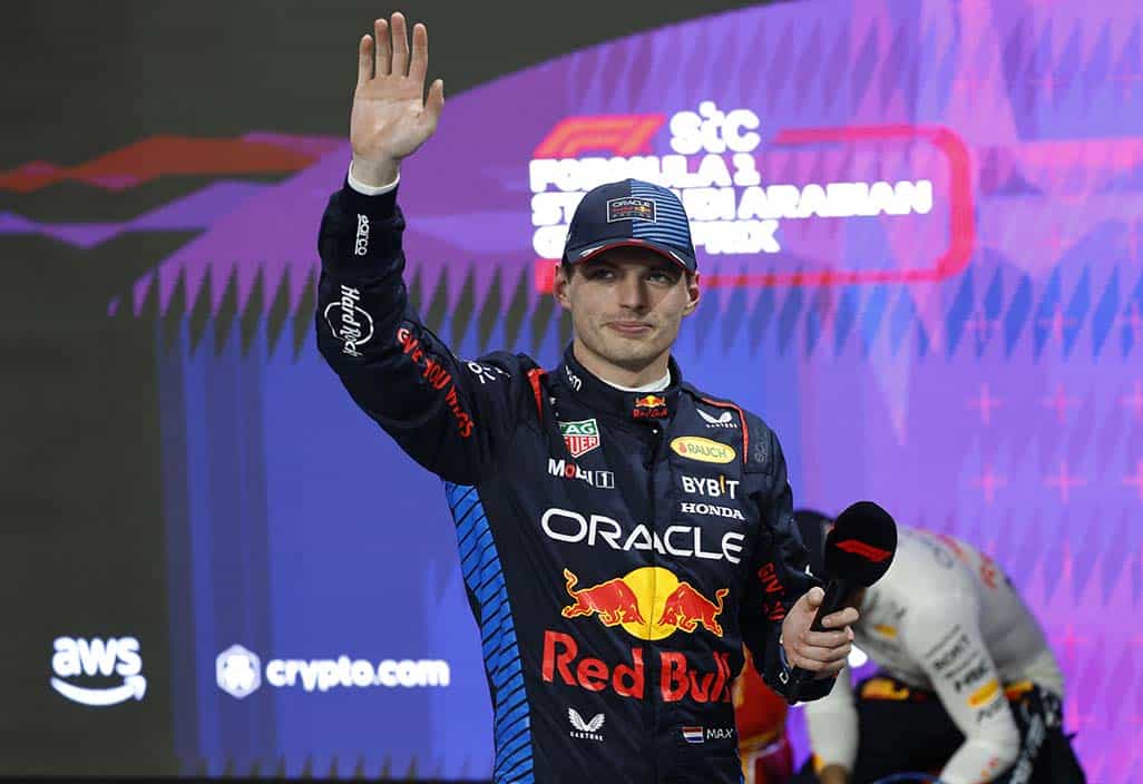 image Verstappen continues perfect start with Jeddah pole