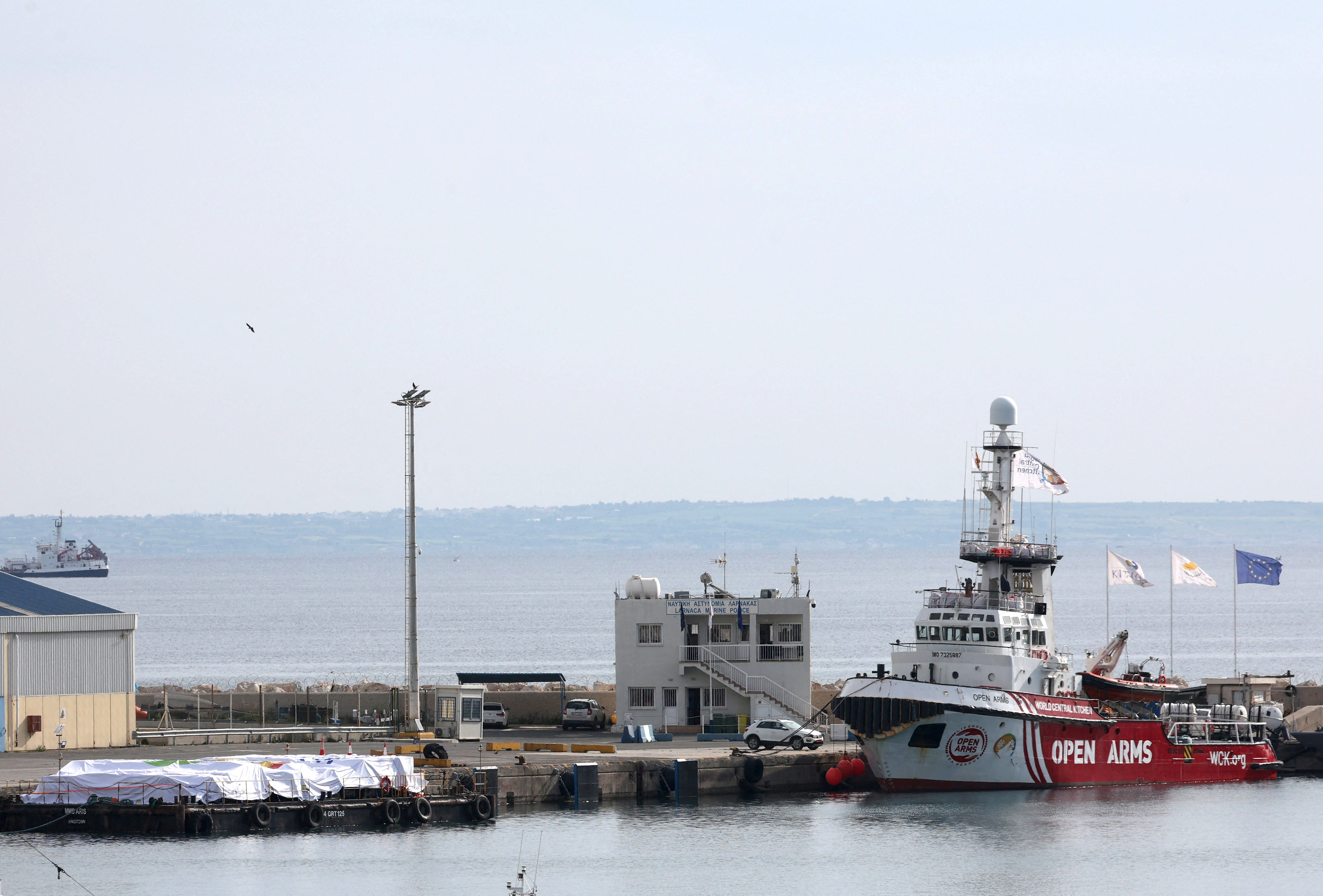 image US dispatches aid ship to Gaza after Biden vows to build pier