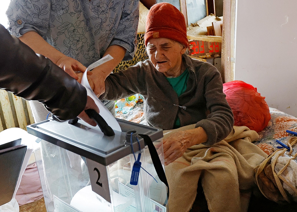 image Ukraine calls Russia&#8217;s election on occupied territories null and void