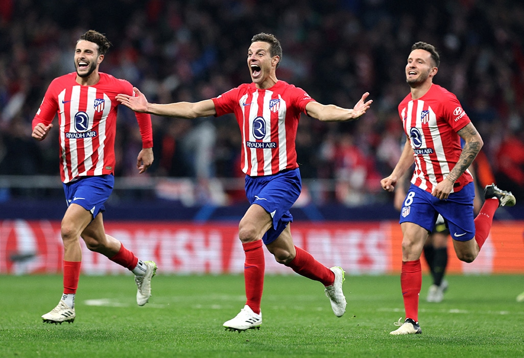 image Atletico knock out Inter on penalties, Dortmund beat PSV