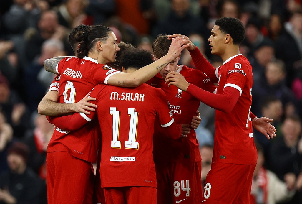 image Liverpool draw Atalanta in Europa League, Leverkusen face West Ham