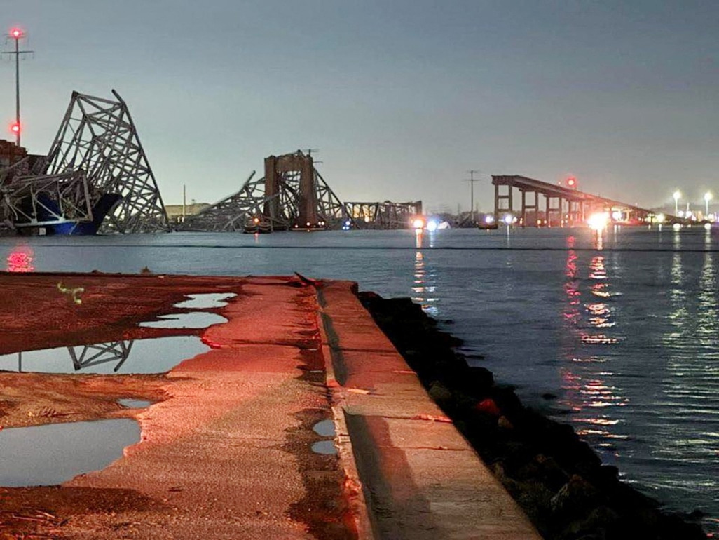 image &#8216;Mass casualty event&#8217; as Baltimore Key Bridge collapses