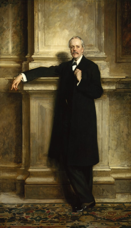 image Activist slashes painting of British author of Jewish homeland declaration