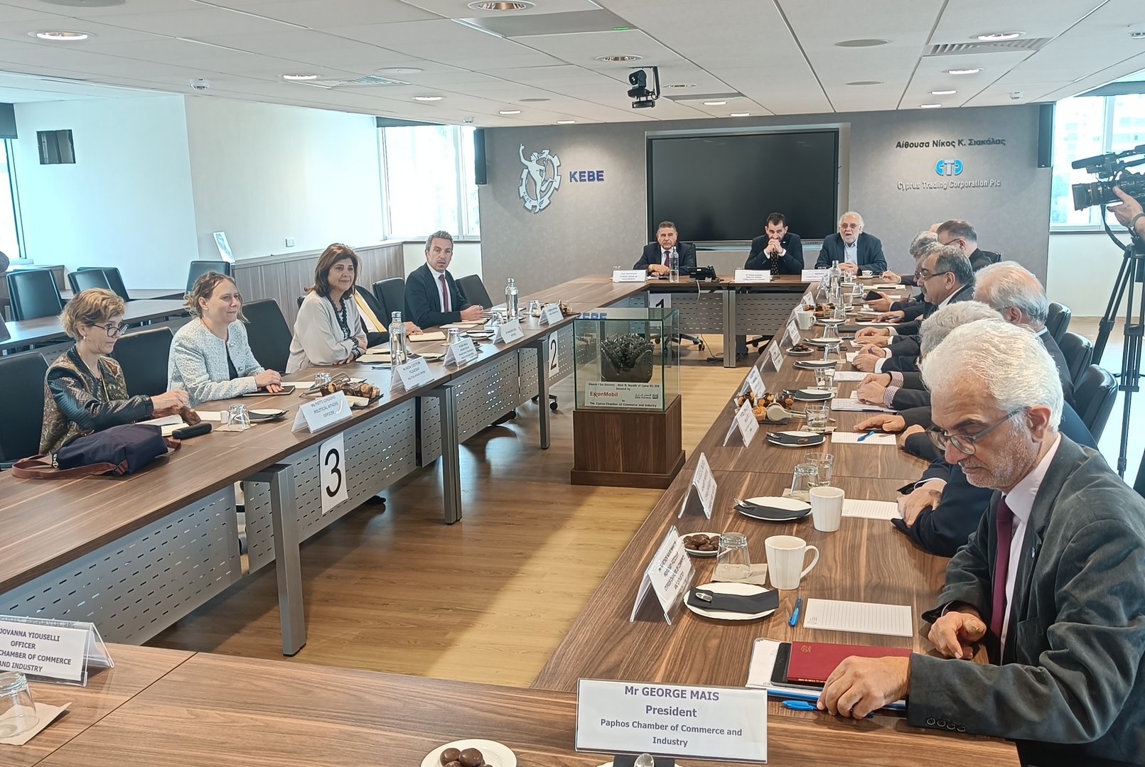 image Keve reiterates support for intercommunal trade in meeting with UN envoy