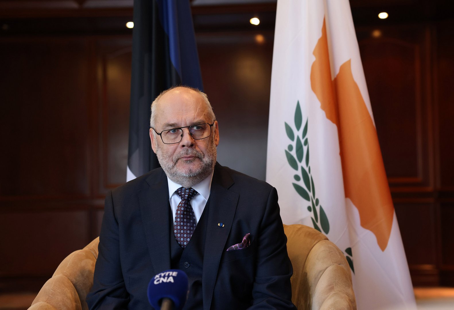 image Estonian president to discuss Cyprus problem with Erdogan