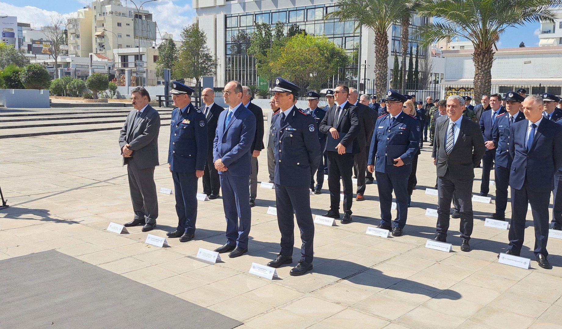 image Justice minister honours fallen officers on Remembrance Day