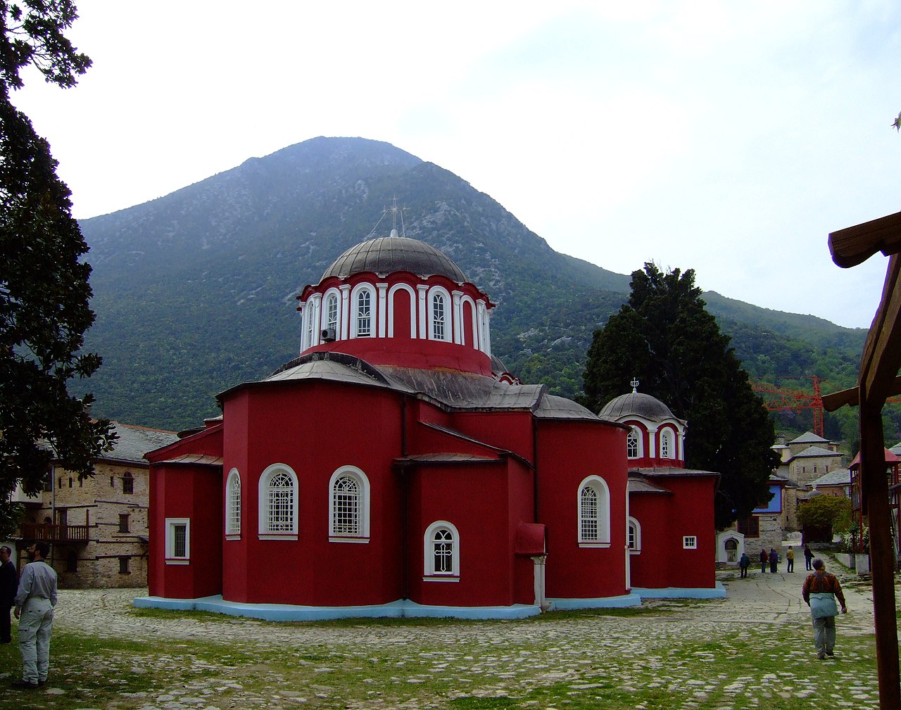 image Christodoulides visits Mount Athos