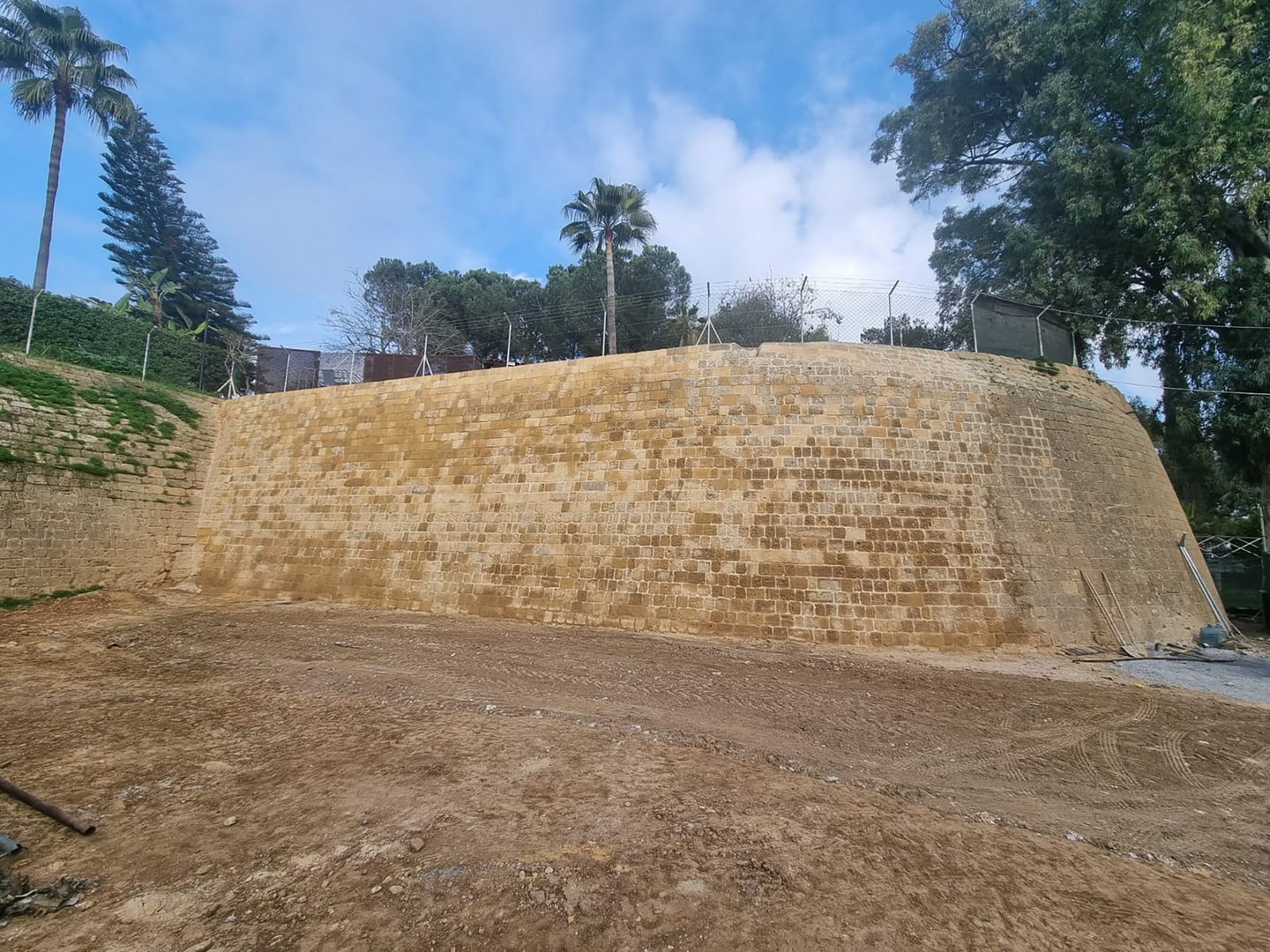 image Rebuilding of collapsed Nicosia wall section complete