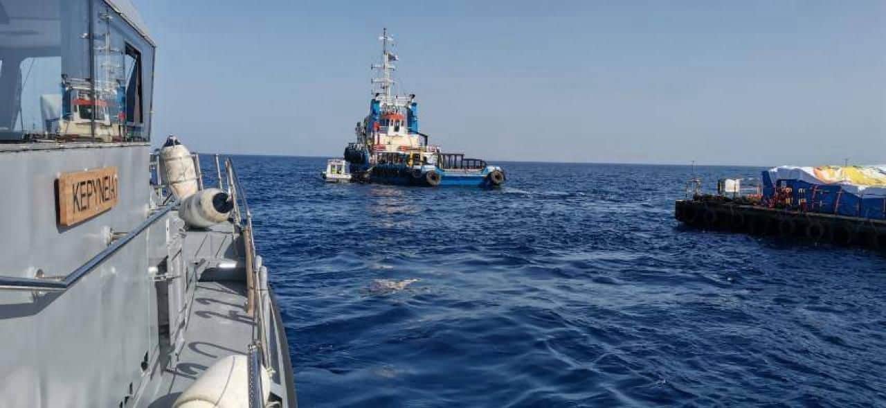 image Aid arrives in Ashdod and is headed for Gaza