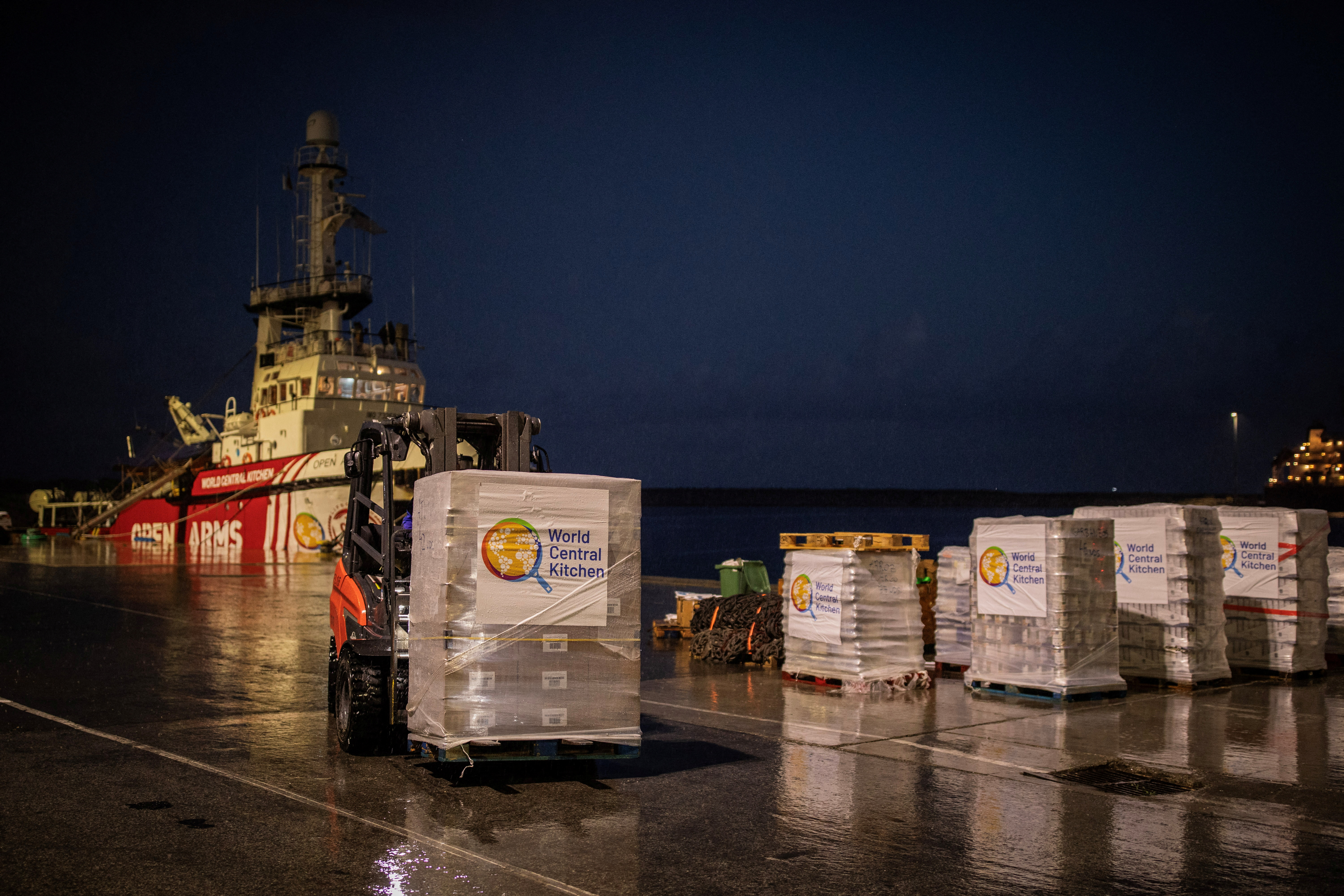 aid ship sails from cyprus to gaza as residents of the gaza strip are on the brink of famine