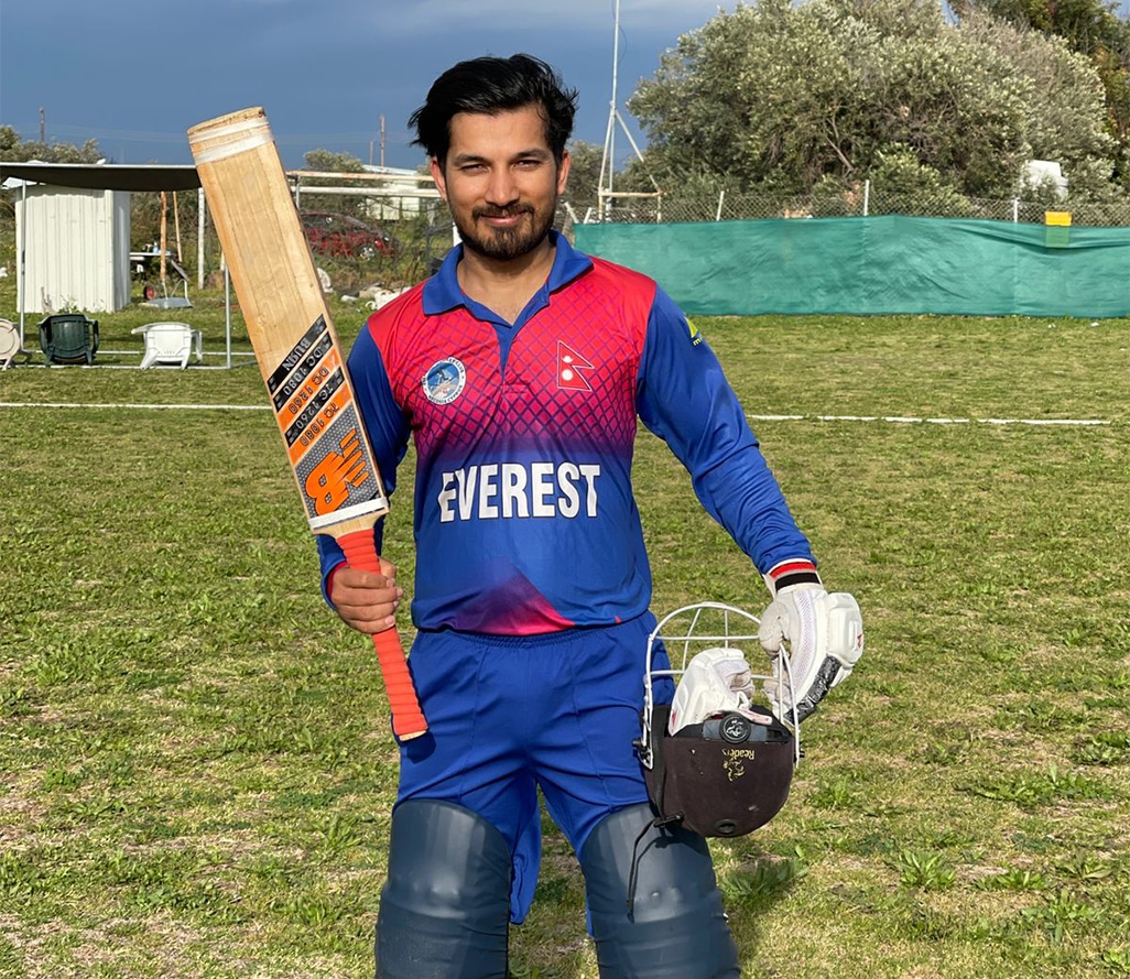 image Ashish Bam century helps Everest to superb opening win