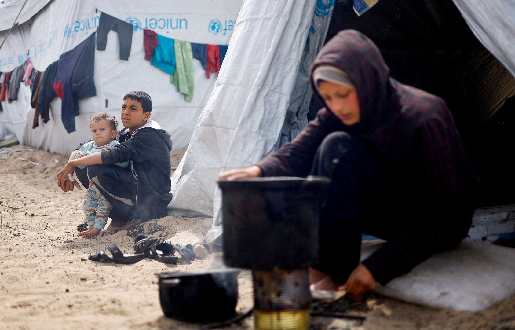 image UN agency in Gaza says one in three children under 2 is acutely malnourished