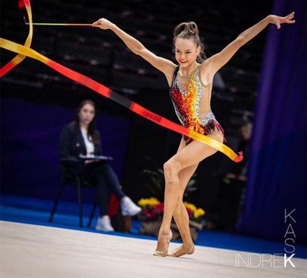 image Cypriot gymnast Tukolukova wins bronze at World Cup