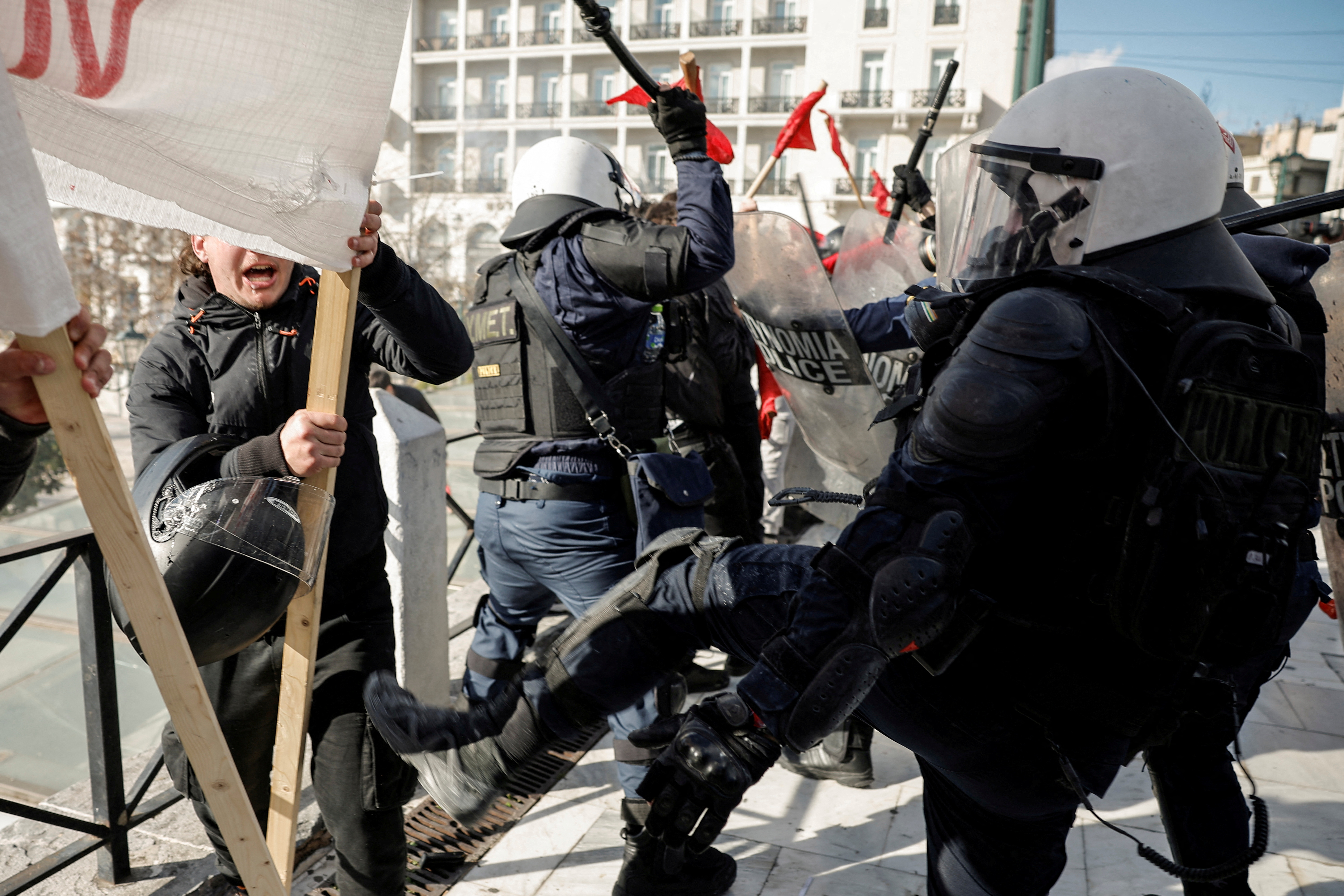 image Greek parliament approves private foreign universities, bucking protests