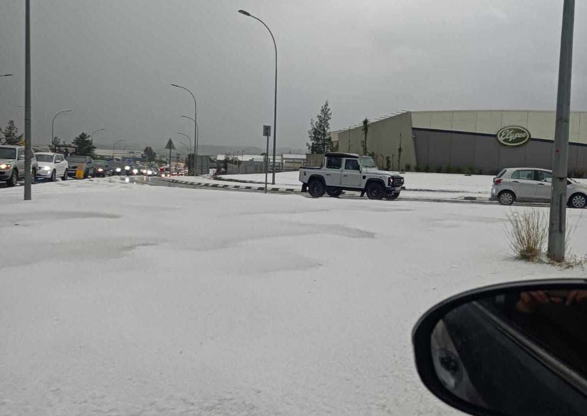 image Unprecedented heavy hail hit Nicosia on Monday