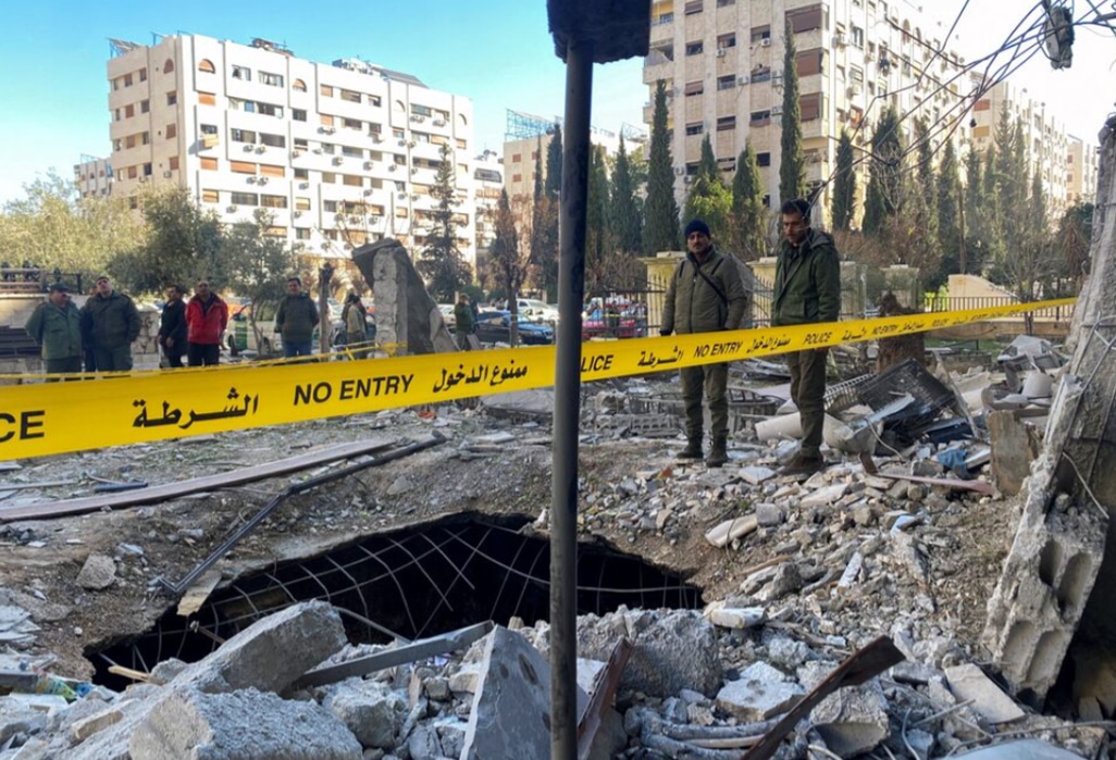 image Israel strikes Syria hard