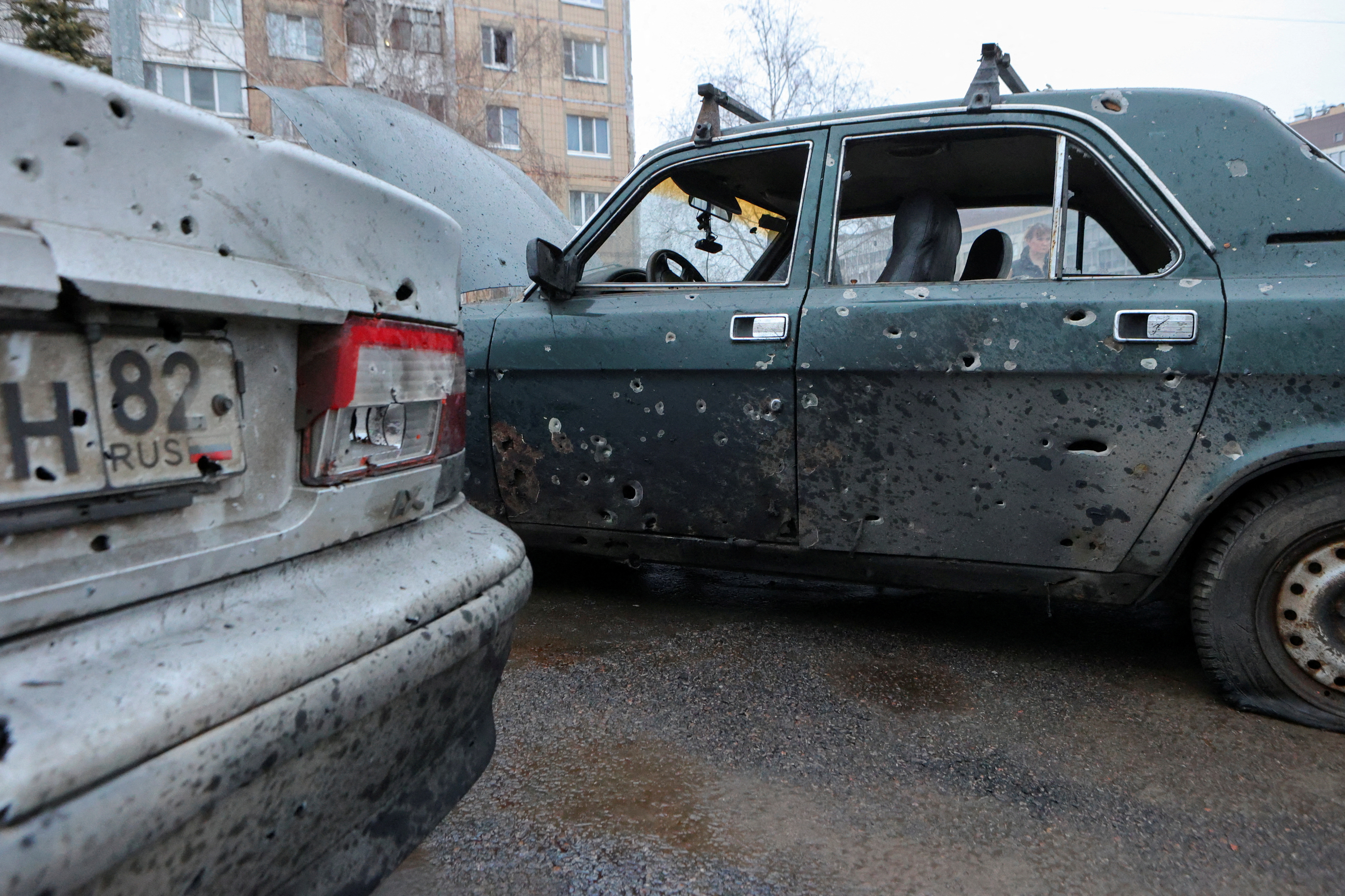 image Ukraine downs 17 out of 22 Russia-launched drones, air force says