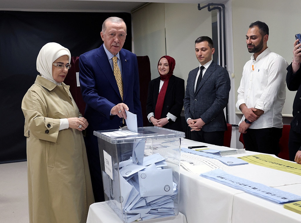 image Erdogan vows to make amends after humbling election loss in Turkey