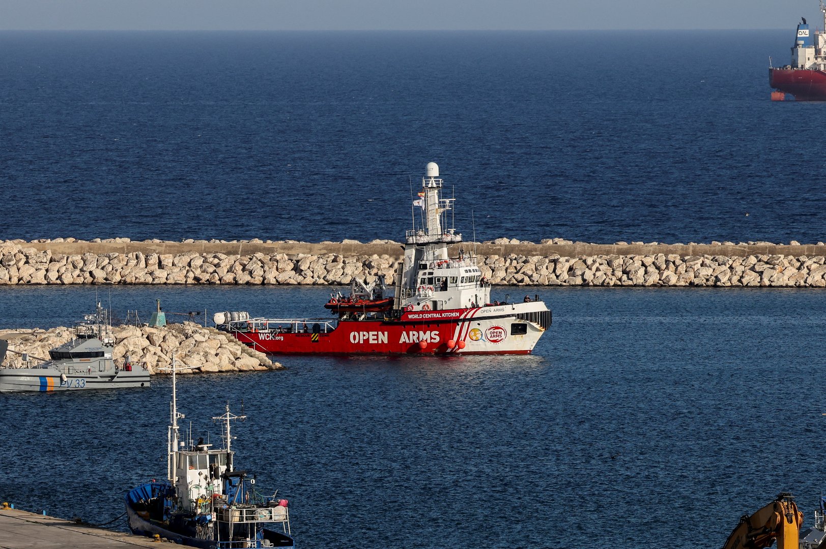 image Spanish group working with World Central Kitchen stops using sea route to Gaza