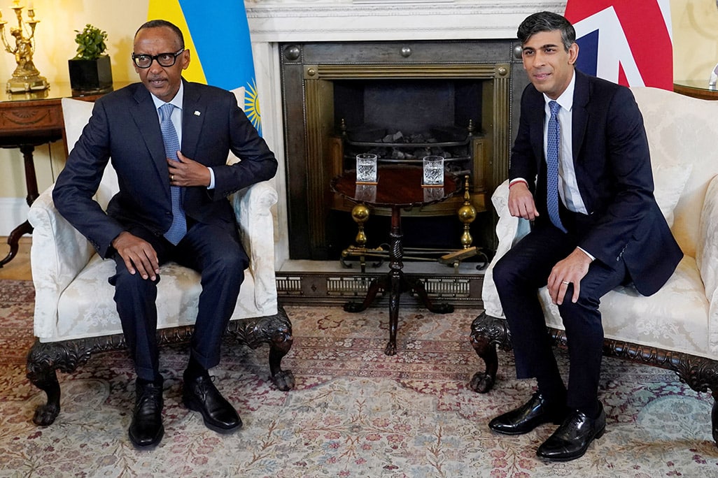 image UK and Rwanda look forward to first migrant deportation flights in spring