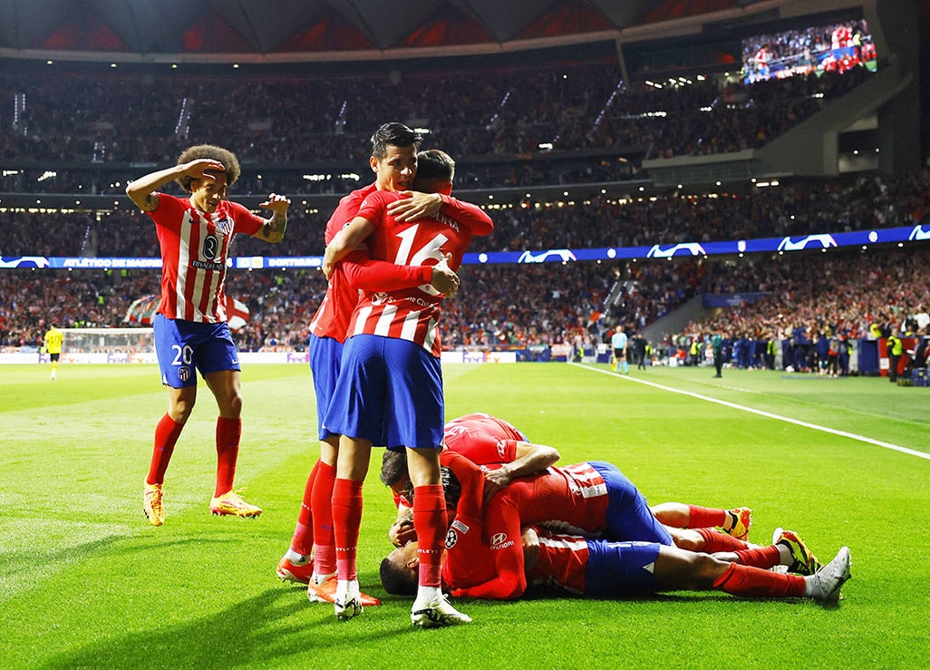 image Simeone wary of Dortmund&#8217;s home strength ahead of Champions League return