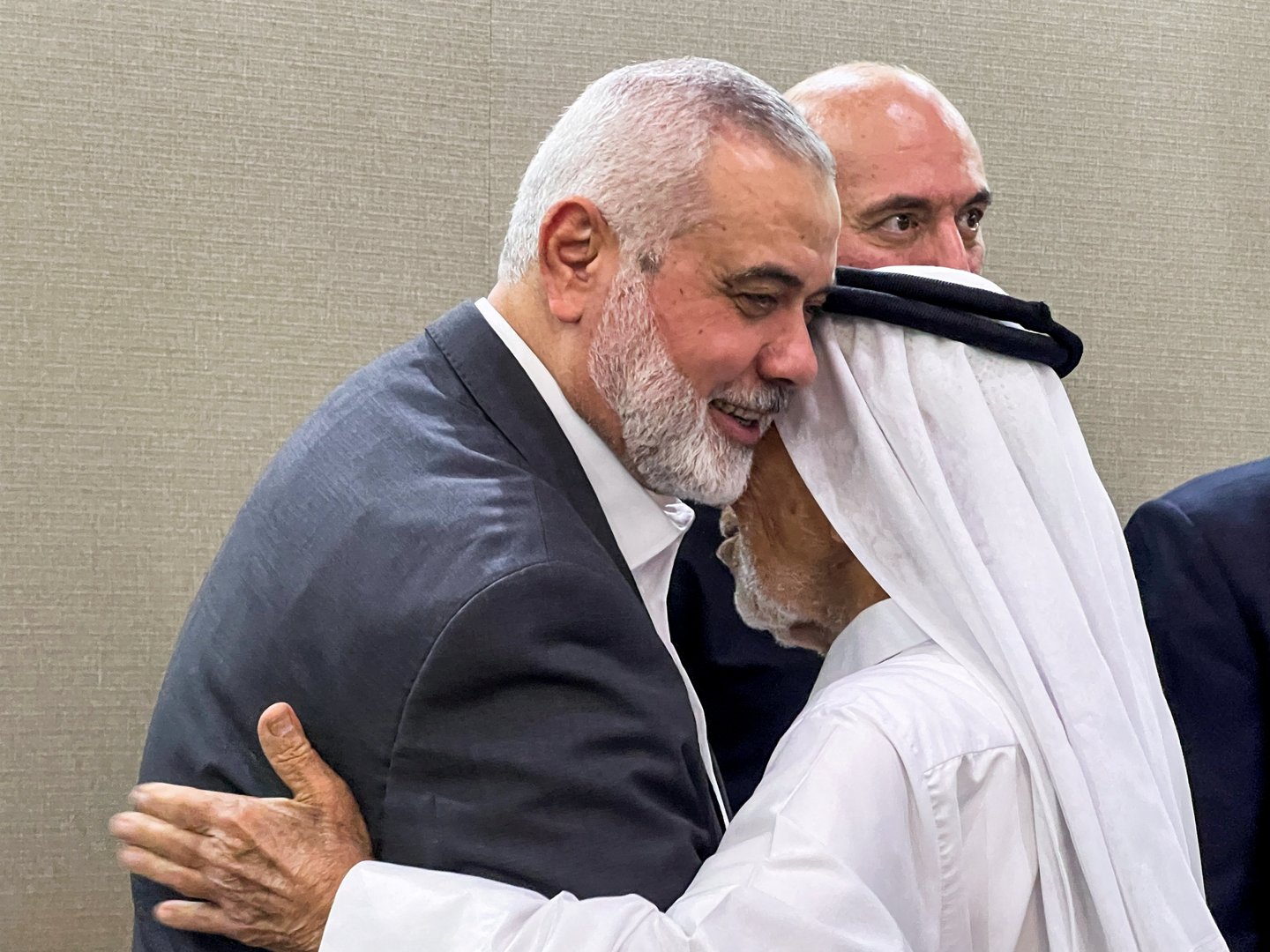 image Hamas leader says group is still seeking hostage deal after three of his sons killed