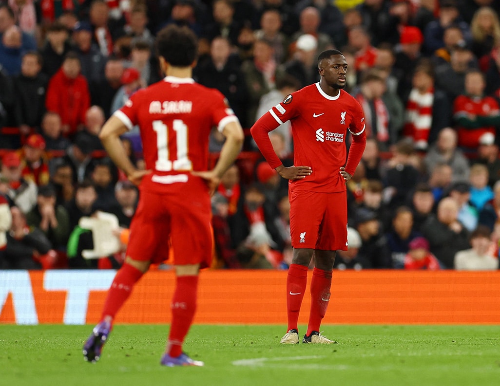 image Liverpool humbled by Atalanta, Roma edge Milan