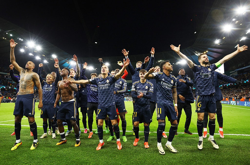 image Ancelotti proud as Real dig deep for revenge in Manchester