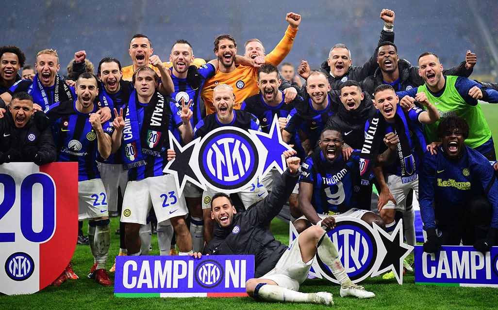 image Inter secure Serie A title in heated Milan derby