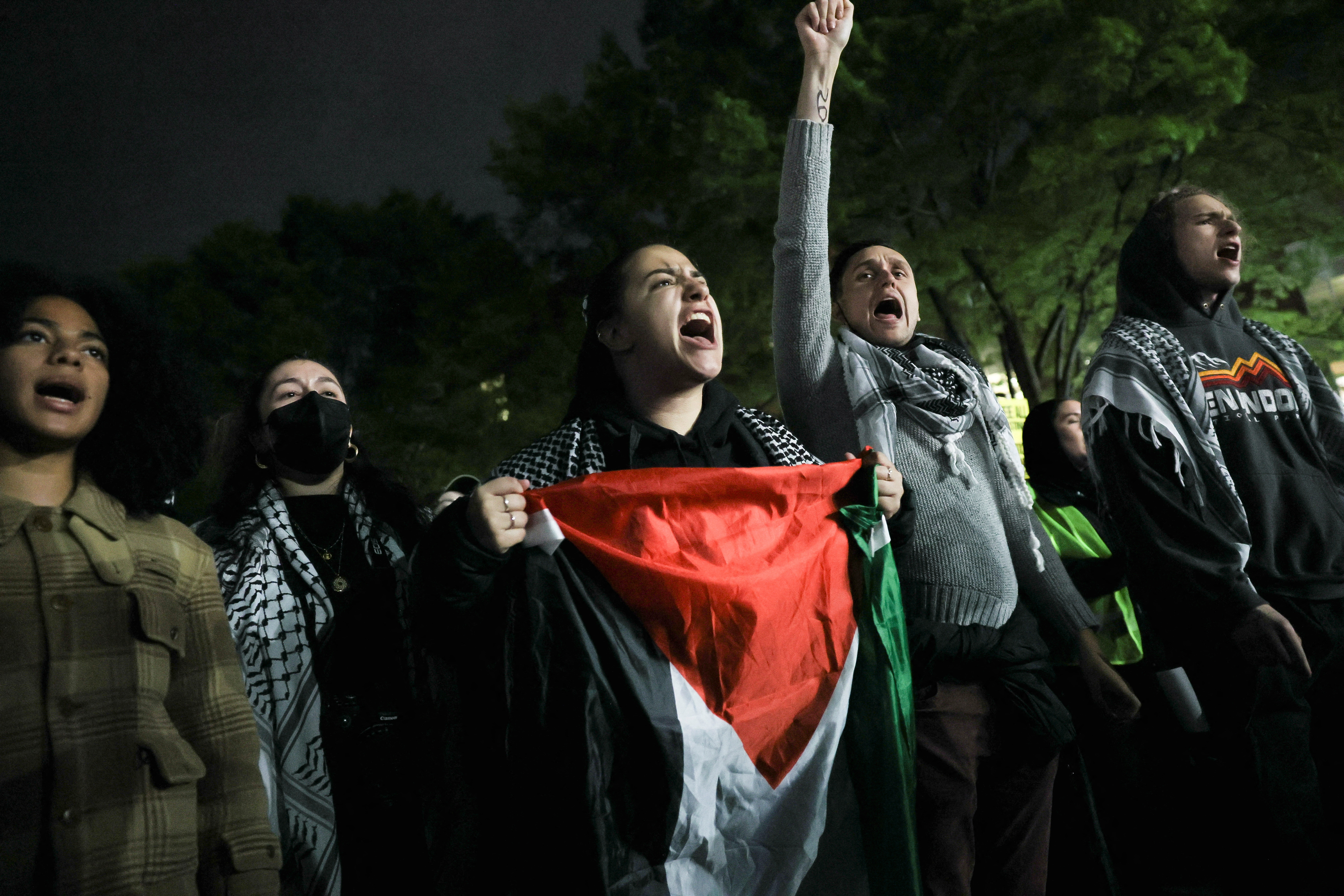 image Wave of pro-Palestinian protests on campus meets forceful response